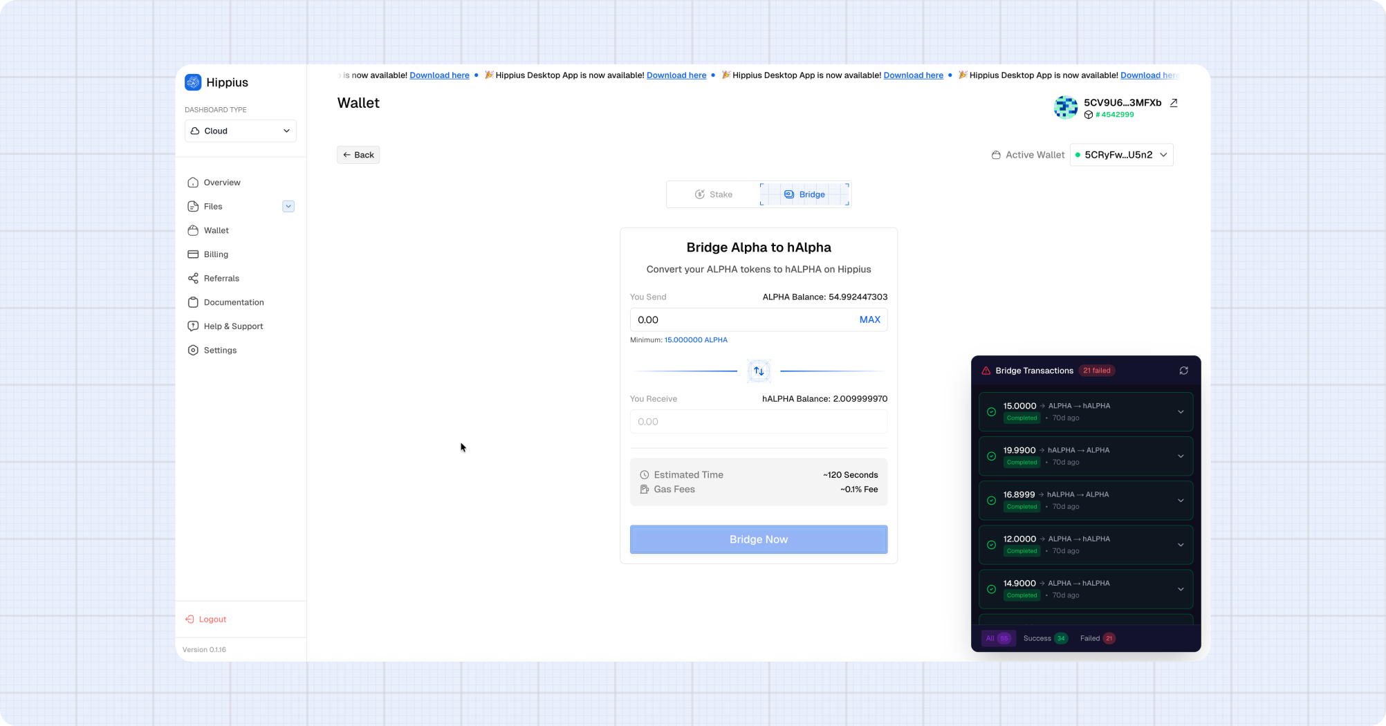 Bridge Transactions